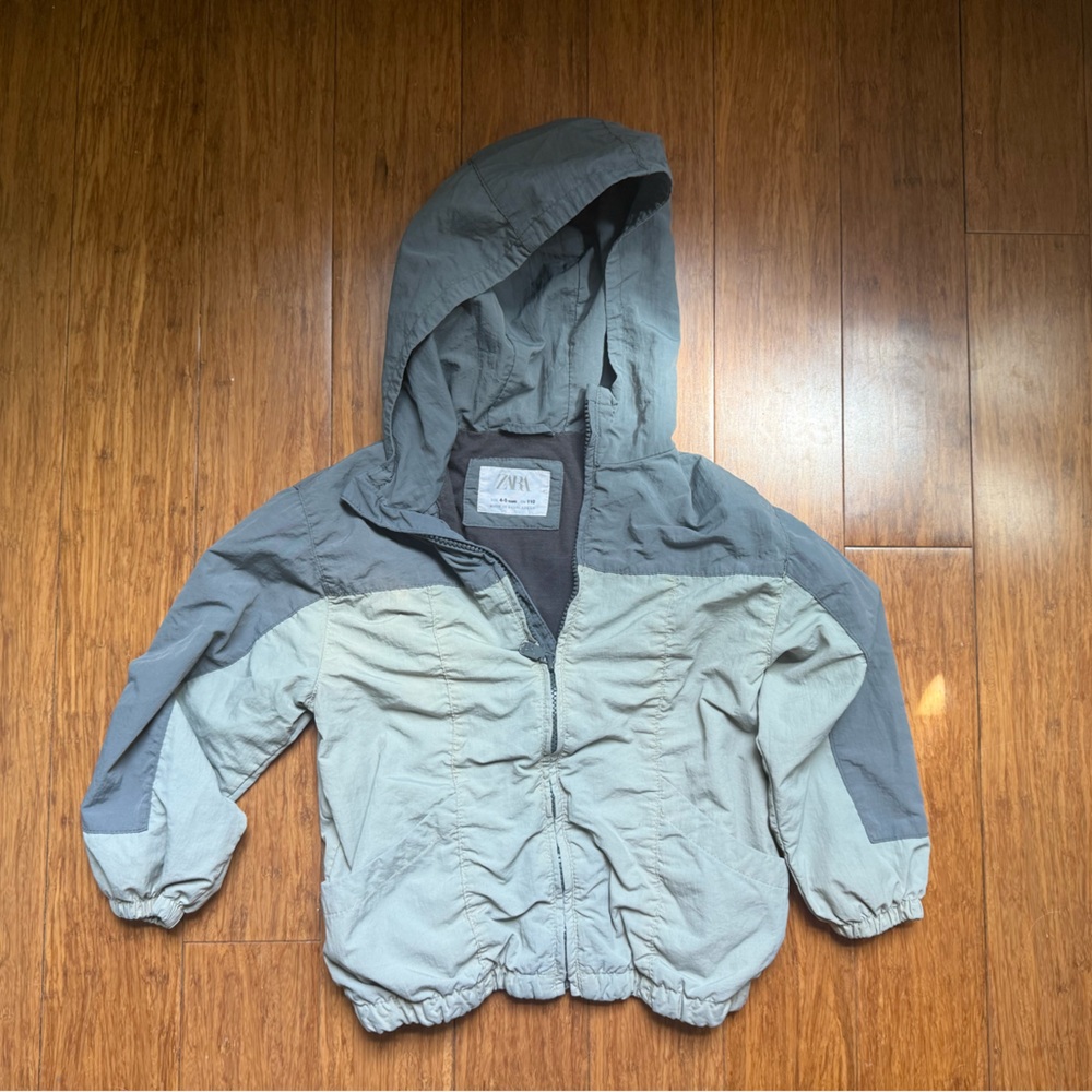 Zara Boys Two-Tone Zip Jacket